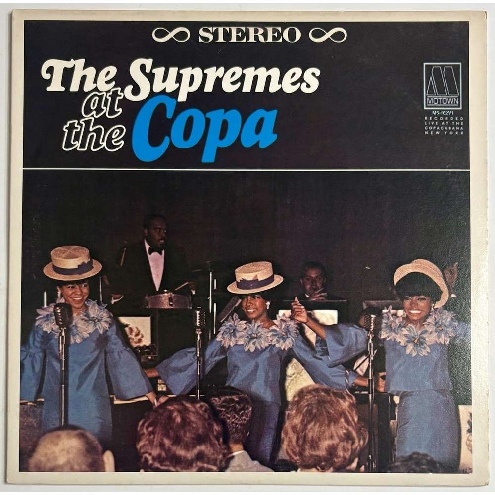 The Supremes - Live At The Copa - 1981 Reissue Motown Vinyl LP Ultrasonic Clean